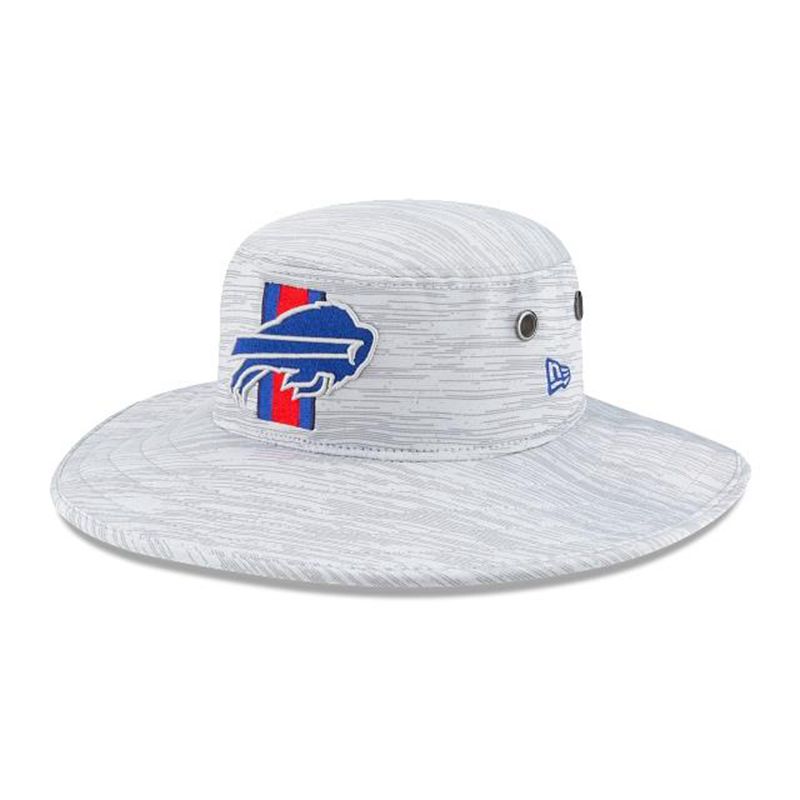 NFL Buffalo Bills Official Training Panama (PIE4471) - Blue New Era Bucket Hats